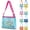 1pc-blue&pink, variant on Mesh Beach Bag for Holding Toys,Sand Towels Tote for Seashell Collecting,Swimming Accessories for Boys and Girls