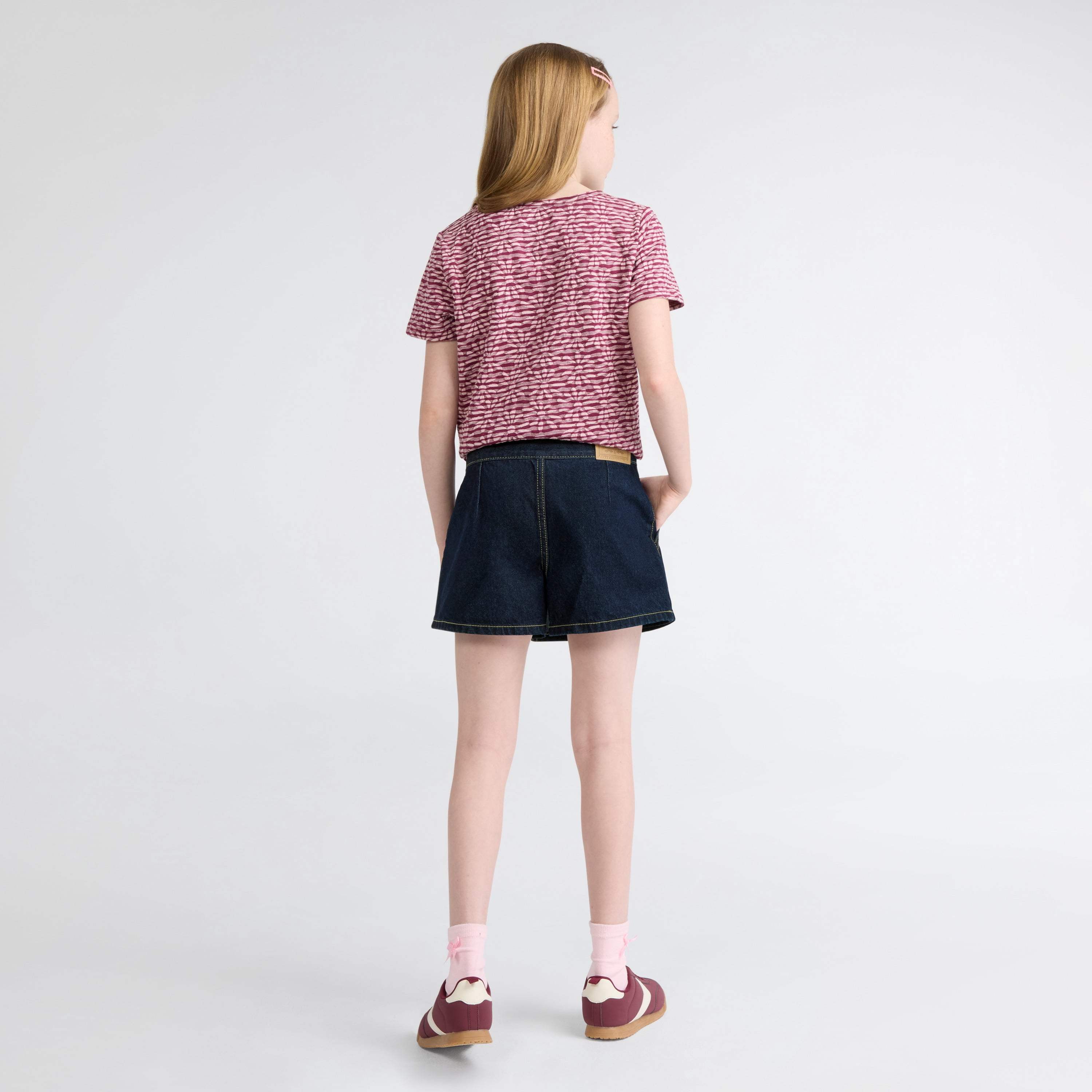 Levi Strauss Signature Girls Denim Utility Skort, Size 5-18