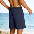 thumbnail image 7 of SOOMLON Mens Gym Shorts Big and Tall Cargo Shorts with Back Pockets Elastic Waist Gym Shorts Outdoor Bermuda Shorts, 7 of 7