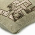 thumbnail image 2 of Throw Lumbar Pillow Covers Ivory 12x16 inch (30x 40 cm) Rectangular Throw Oblong Pillows For Couch, Velvet Greek & Applique & Foil, Geometric Pattern, Modern Style - Greek Zeus, 2 of 2