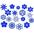 thumbnail image 2 of VWAQ Flower Decals for Wall Nursery - Wall Stickers Decor, 2 of 2