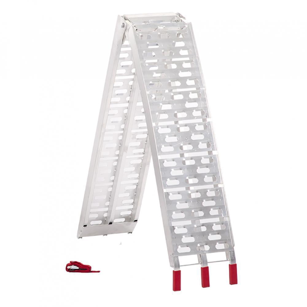 7.5 Ft Folding Ramp Heavy Duty Aluminum Bicycle Motorcycle Loading Ramp