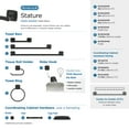 thumbnail image 6 of Amerock Stature Matte Black 8 inch (203mm) Towel Bar, 6 of 7