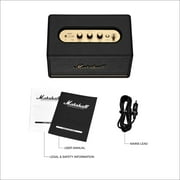 Restored Marshall Acton III Bluetooth Portable Speaker, 3 Speakers, Black