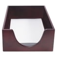 thumbnail image 4 of Carver Hardwood Letter Stackable Desk Tray, Mahogany, 4 of 5