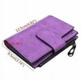 thumbnail image 2 of Women Mini Wallet Zipper Card Holder Coin Purse Small Leather Clutch Bag Handbag, 2 of 5