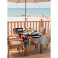 thumbnail image 2 of Outdoor Table Cloth with Umbrella Hole and Zipper, Purple Grapes Farmhouse Waterproof Rectangle Tablecloth 54"x80", Vintage Cask Maple Leaf Washable Table Cover for Outside Party Patio Picnic, 2 of 8