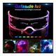 thumbnail image 3 of 4pcs Lentes De Fiesta 7 Colores Lentes Para Fiesta 4 Modos Malubero Negro, 3 of 5