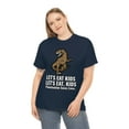 thumbnail image 2 of Funny Let's Eat Kids Dinosaur Punctuation Saves Lives T-Shirt, 2 of 2