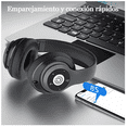 thumbnail image 3 of Audífonos Inalámbrico Diadema Con Microfono Bluetooth 52hora Negro, 3 of 4
