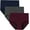 Burgundy/Navy/Grey, variant on INNERSY Period Underwear for Women High Waisted Postpartum Maternity Briefs 3-Pack(M,Burgundy/Navy/Grey)