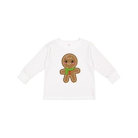 

Inktastic Gingerbread Christmas Gift Toddler Boy or Toddler Girl Long Sleeve T-Shirt