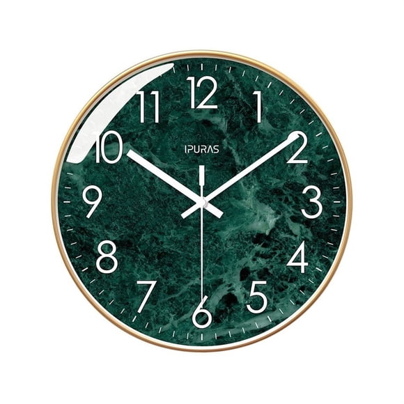 Reloj de pared de salón Retro de lujo de 10 pulgadas/12 pulgadas/14 pulgadas, reloj silencioso for dormitorio, reloj moderno for decoración de pared
