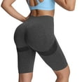 thumbnail image 2 of Women's Seamless Scrunch Butt Lift Biker Shorts – High Waist Tummy Control Workout Yoga Gym Shorts with Ruched Booty Contour, Smoothing Compression Leggings for Fitness & Daily Wear, 2 of 9