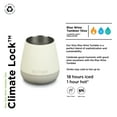 thumbnail image 2 of Klean Kanteen Rise 10oz Wine Tumbler - Stainless Steel - Tofu, 2 of 7
