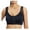 Black, variant on Bra For Seniors Front Closure Posture Corrector Bra For Women Full Coverage Front Closure Support Bra For Older Women 36c Push up Bras for Women Easy Lingerie