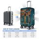 thumbnail image 4 of Balery Owl In Blue Funda de equipaje, fundas para maletas, elástica, lavable, protector de maletas, compatible con maletas de 18 a 32 pulgadas-Large, 4 of 7