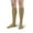 Khaki, variant on Ames Walker AW Style 111 Cotton 20-30 mmHg Firm Compression Knee High Socks Black Small