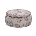 thumbnail image 3 of Flora  Ottoman  Manor  Floral  Linen  Upholstered  Storage, 3 of 9