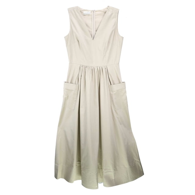 CO Essentials Robe Trapunto Sans Manches Taupe pour Femme - TP