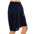 thumbnail image 3 of J. METHOD Men's Basketball Shorts Solid Plain Mesh Regular Fit Comfy Gym Workout Active Pants NEMP26 Navy 4XL, 3 of 5