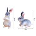 thumbnail image 4 of 20cm/30cm 3D Facial Features Sitting Squatting Posture Creative Simulation Rabbit Doll Standing Long Ear Bunny Plush Doll Stuffed Animal Toy Kids Present, 4 of 11