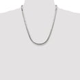 thumbnail image 2 of Auriga Fine Jewelry 925 Sterling Silver Polished 6.25 mm Double Oval Flat Chain Necklace for Mens 22", 2 of 6