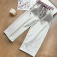 thumbnail image 5 of Loose Fit for Kids Girl Boy Fall Summer Casual Straight Leg Elastic Waist Plain Long Leg Pants Sweatpants Kid 2026 Clothing Country Concert Y2K 5 Years, 5 of 8