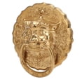 thumbnail image 1 of Aldaba de puerta estilo cabeza de Animal chino, latón antiguo modelado, fácil de instalar, aldaba de puerta de latón resistente a la corrosión, 1 of 12