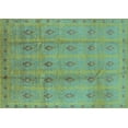 thumbnail image 1 of Ahgly Company Indoor Rectangle Oriental Light Blue Industrial Area Rugs, 7' x 10', 1 of 4