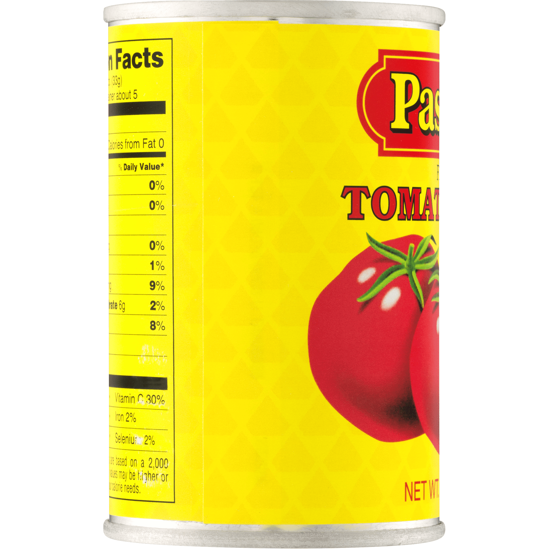 Pastene Fancy Tomato Paste 6 oz - Preservative-Free, Ideal for Thickening Soups, Stews, Gravies, No Allergens