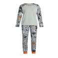 thumbnail image 1 of Halloween Family Matching Pajamas Set Adult Kids Baby Pumpkin & Ghost Tops+Pants Sleepwear Set, 1 of 7