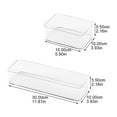 thumbnail image 3 of 2Pcs Household Storage Cases Multi-function Drawer Organizers Convenient Drawer Boxes, 3 of 9