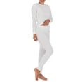 thumbnail image 5 of Fruit of the Loom Women's and Women's Plus Long Underwear Thermal Waffle Top and Bottom Set, 5 of 13