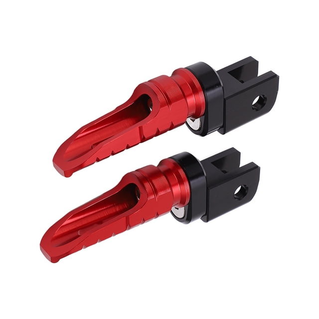 PAR DE ESTRIBERAS DE PEDAL DELANTERO DE MOTOCLETA CON Textura Cruzada Antideslizante, Reemplazo de Aleación de Aluminio CNC para Street Triple 765/R/S/RS, Velocidad