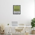 thumbnail image 4 of Stupell Industries Mid-Century Green Dotted Pattern Black Floating Frame Canvas Art, 17 x 21, by Michael Willett, 4 of 8