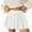 White #38, variant on KDDYLITQ Skorts for Women Pleated Floral Ruffled Y2k Mini Skirt a Line Layered Drawstring Tennis Golf Flowy Shorts Casual Cute Short Skirt Black XL
