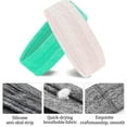 thumbnail image 3 of Bandas para el sudor para hacer ejercicio para la cabeza de las mujeres, bandas deportivas para el cabello de las mujeres, antideslizantes, diadema que absorbe la humedad para correr, 3 of 7