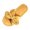 Yellow, variant on Taqqpue Open Toe Slipper for Women Women Fashionable Casual Winter Open Toe Home Friendly Soft Cotton Flat Slippers Fuzzy House Slippers Gift for Women