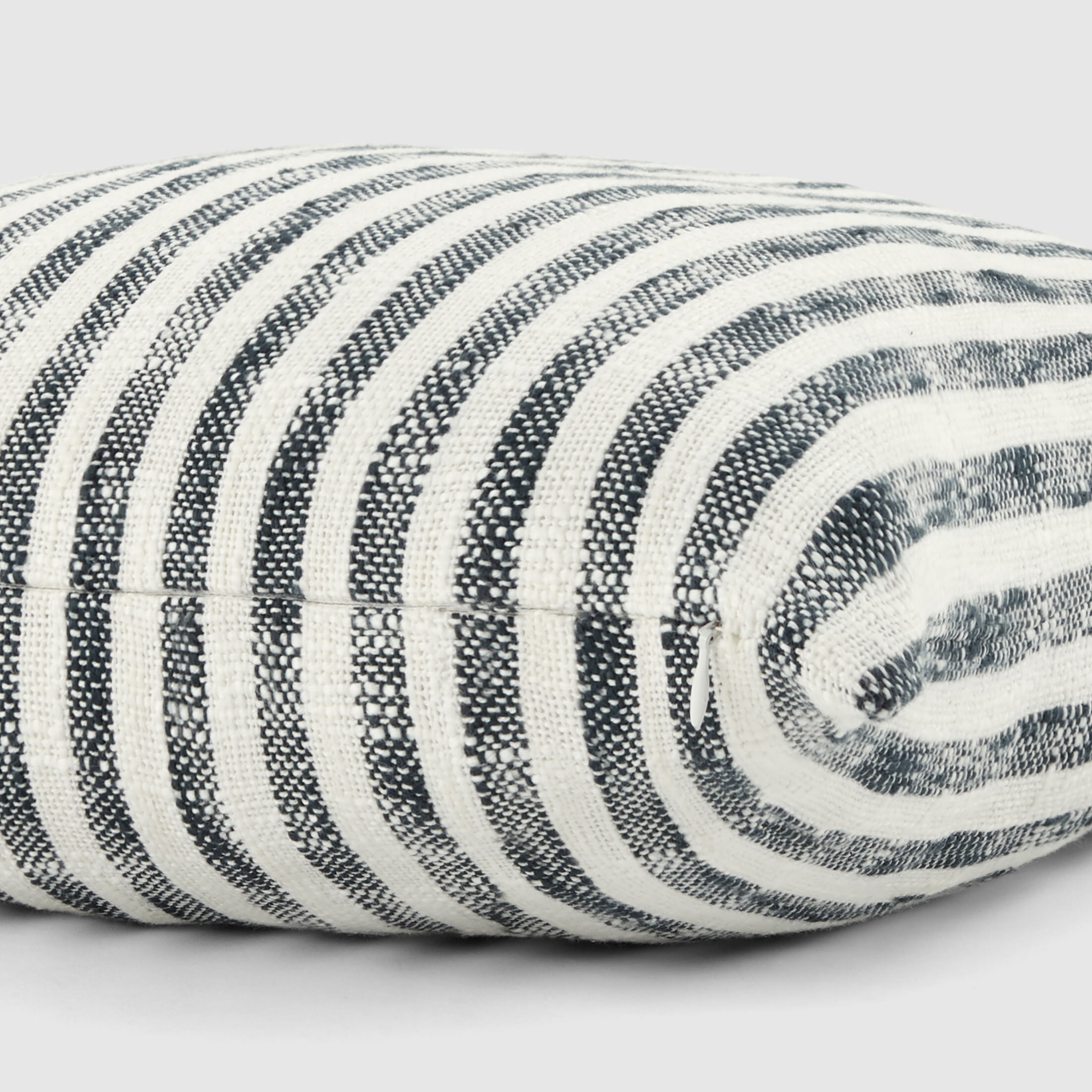 Noble Linens Yarn-Dyed Cotton Decor Throw Pillow in Bengal Stripe Pattern