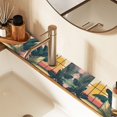 thumbnail image 2 of Yayeee Faucet Mat for Kitchen Sink 14.7" Diatomite Long Splash Guard Pad, Pink Sunset, 2 of 7