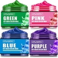 thumbnail image 1 of Cera de Color Temporal para el Cabello QUNGCO 4 Colores Azul Morado Rosa Verde, 1 of 3