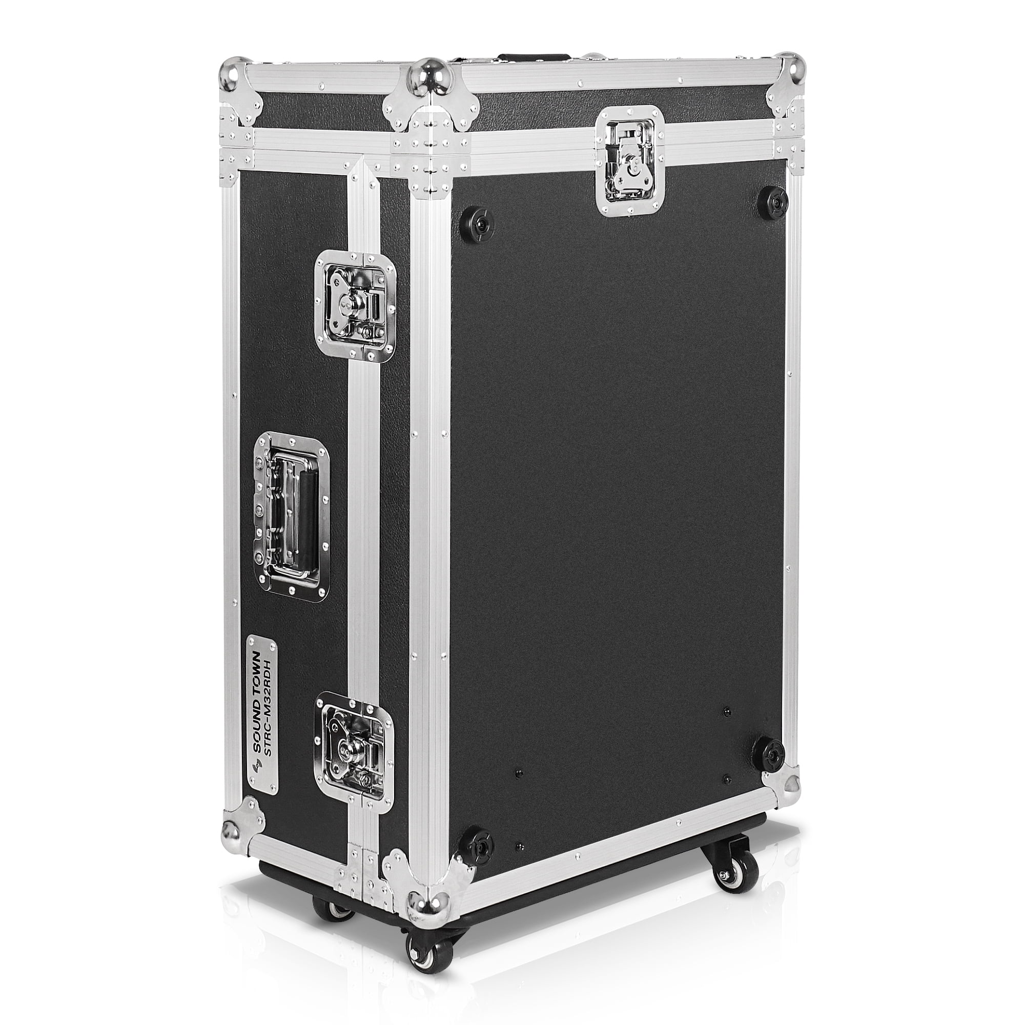 Sound Town ATA Plywood Mixer Case with Interior Foam Protection, Dog House and Caster wheels for Midas M32R Mixer Console (STRC-M32RDH)