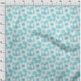 thumbnail image 4 of oneOone Polyester Spandex Turquoise Blue Fabric Tropical Quilting Supplies Print Sewing Fabric By The Yard 56 Inch Wide, 4 of 4