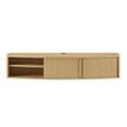 thumbnail image 4 of Modway Resonance 60" Wall-Mount TV Stand in Oak, 4 of 7