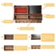 thumbnail image 3 of Soporte para llaves para organizador de correo de pared, soporte de pared con ganchos para llaves y soporte para billetera, almacenamiento de gafas de sol y soporte para correa para perro, decorativo, 3 of 7