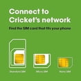 thumbnail image 2 of Kit de tarjetas SIM Cricket Wireless BYOD 5G, 5G+, 4G, LTE, 2 of 3