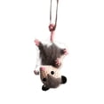 thumbnail image 2 of Possum Car Charm Lindo Auto Espejo Retrovisor Ornamento Accesorios Interiores Del Coche, 2 of 9