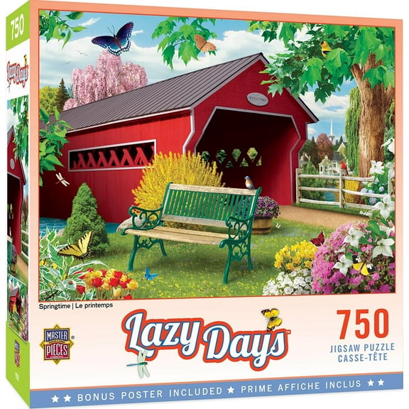 MasterPieces 750 Piece Jigsaw Puzzle for Adults - Springtime - 18"x24"
