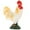 White, variant on EeaseCA Emulation Rooster Model Decor Creative Farming Ornament Yard Poultry Model Simulated Rooster Toy